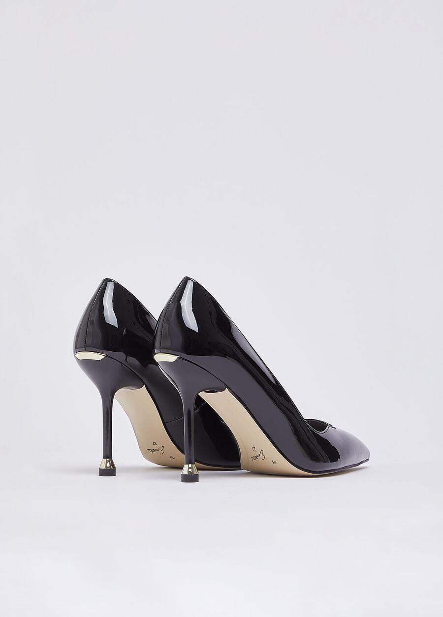 patent leather court shoes
