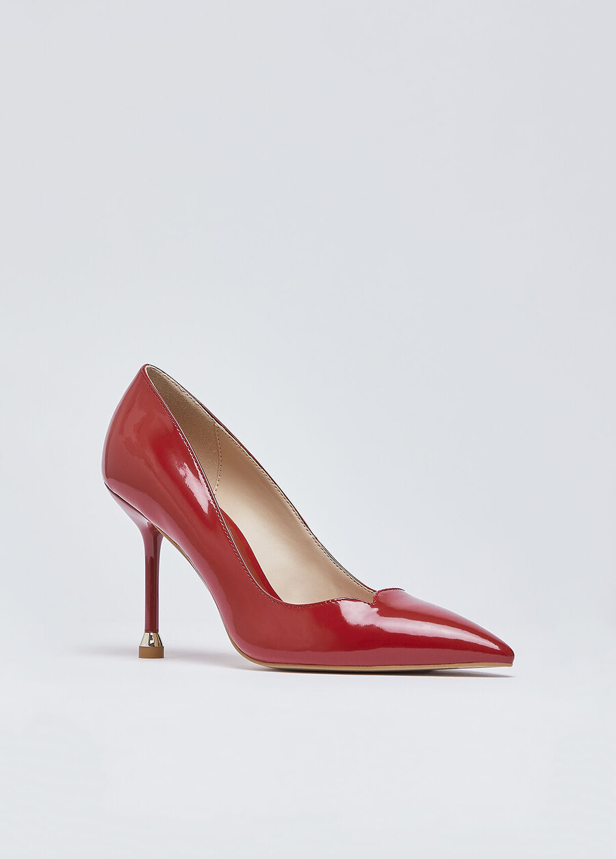 patent leather court shoes