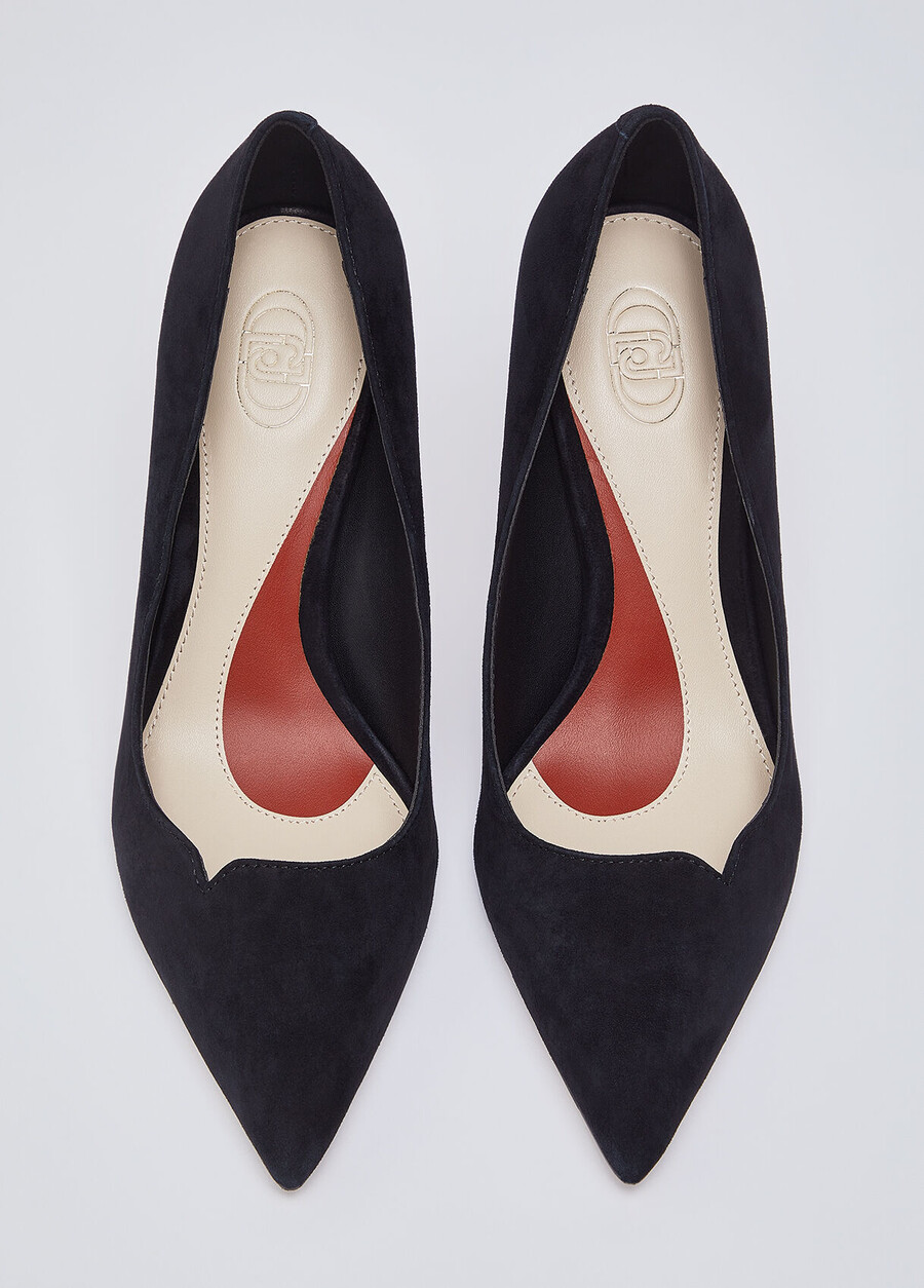suede court shoes