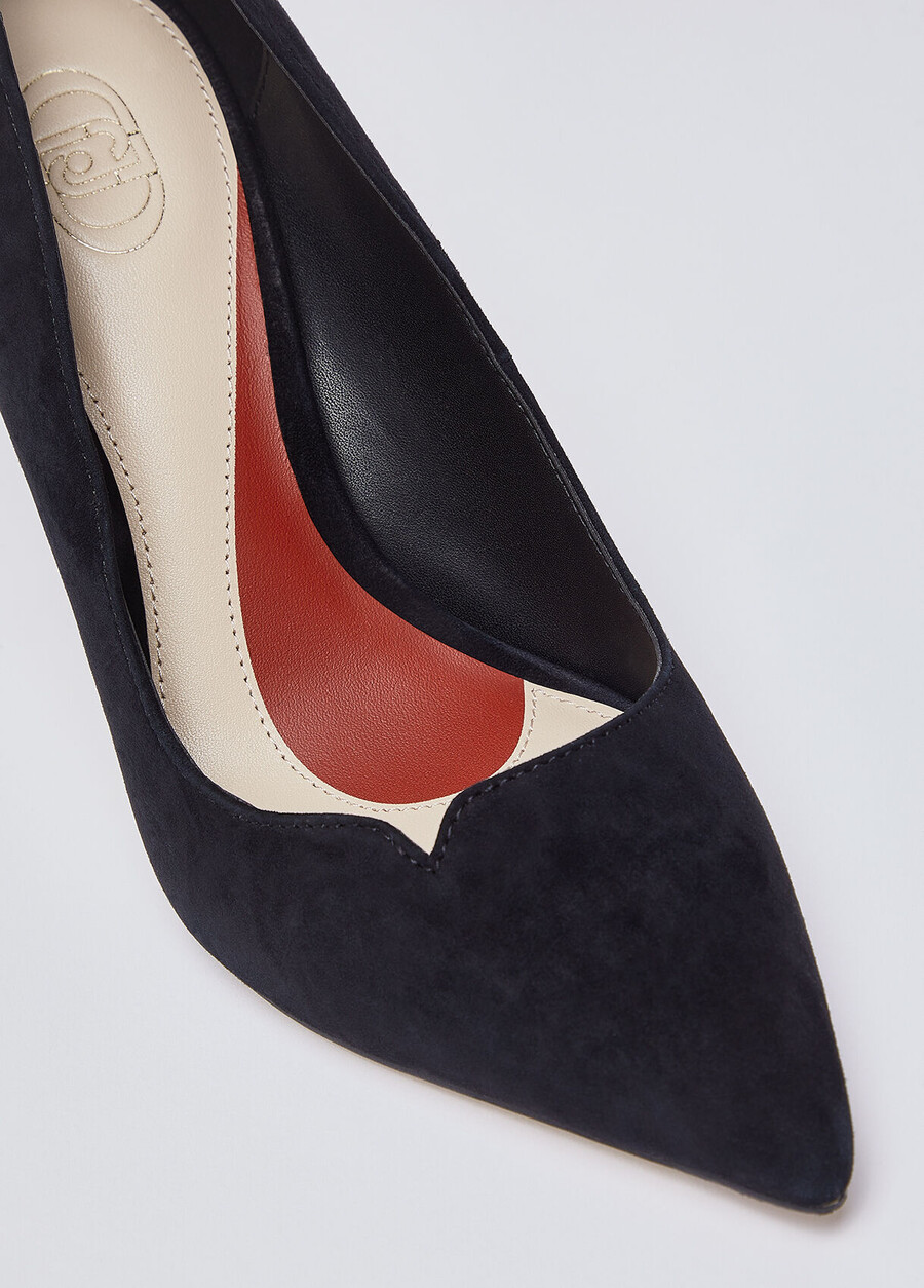 suede court shoes