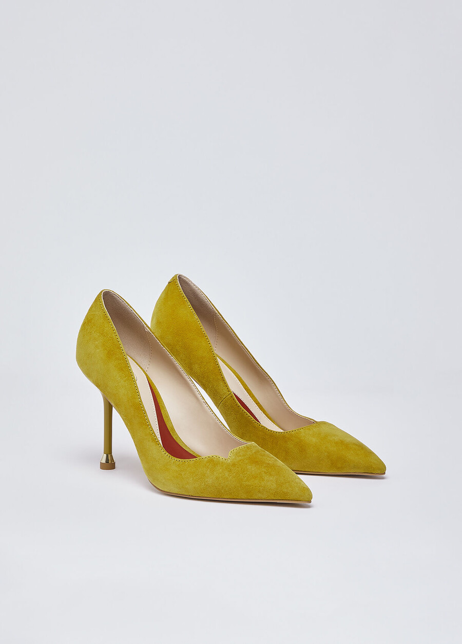 suede court shoes