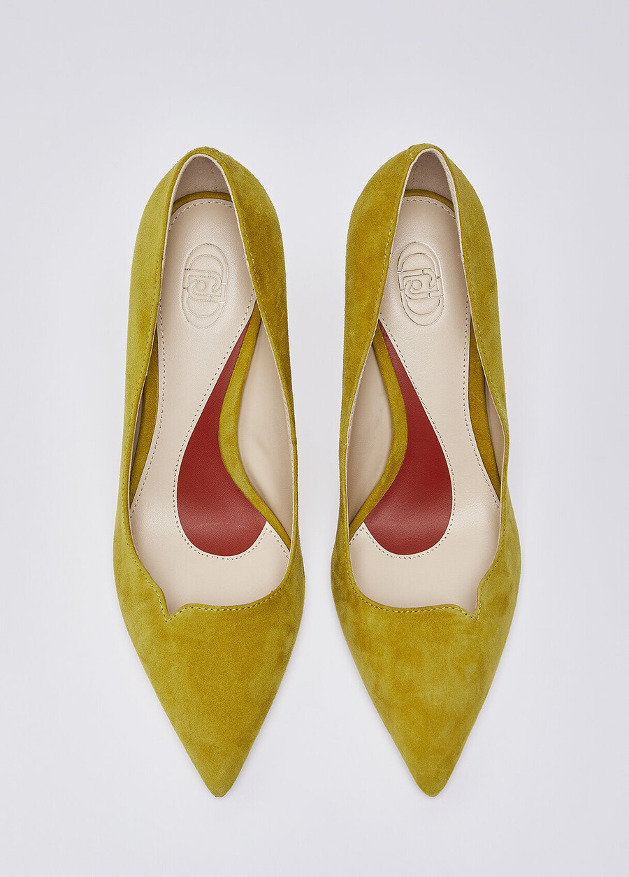 suede court shoes