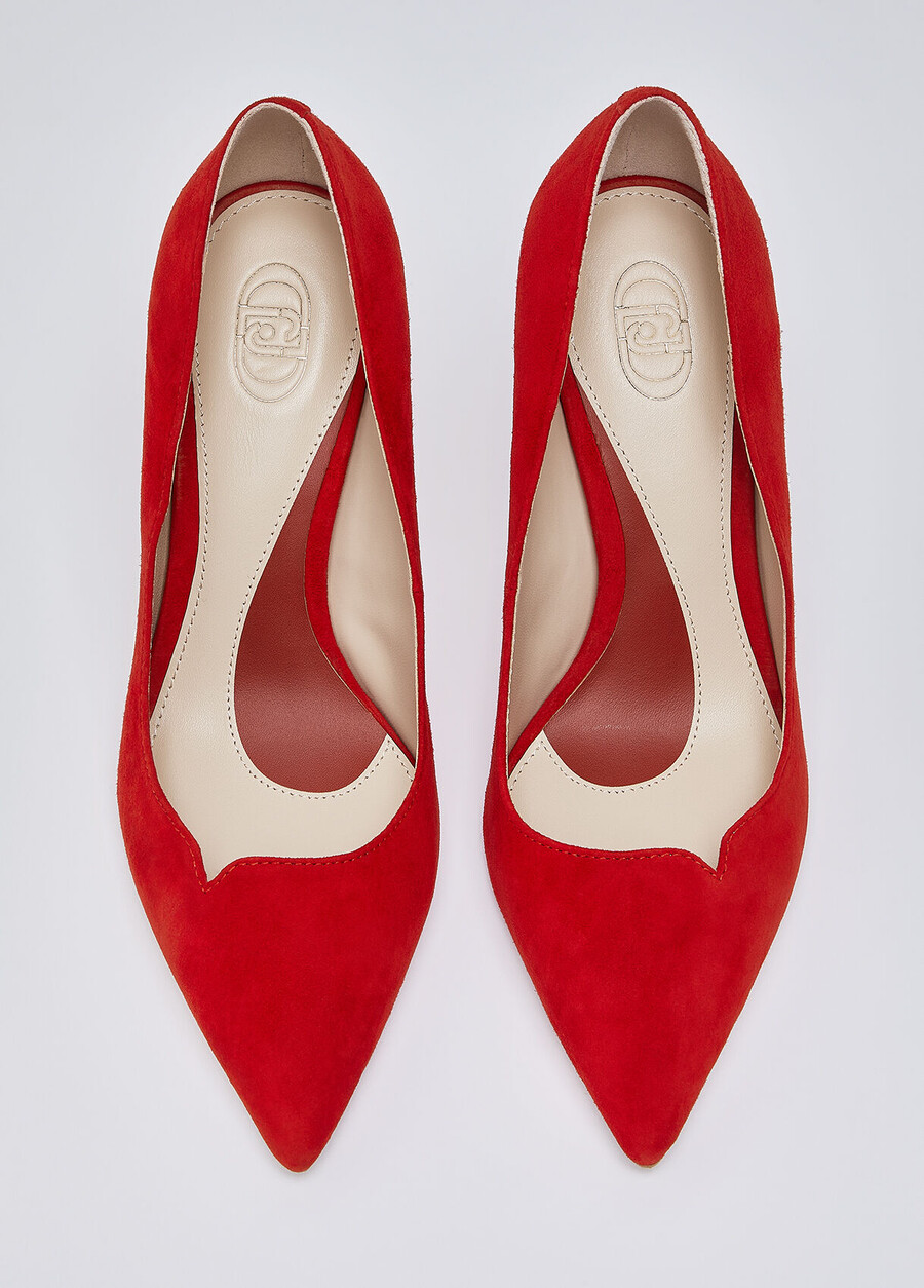 suede court shoes