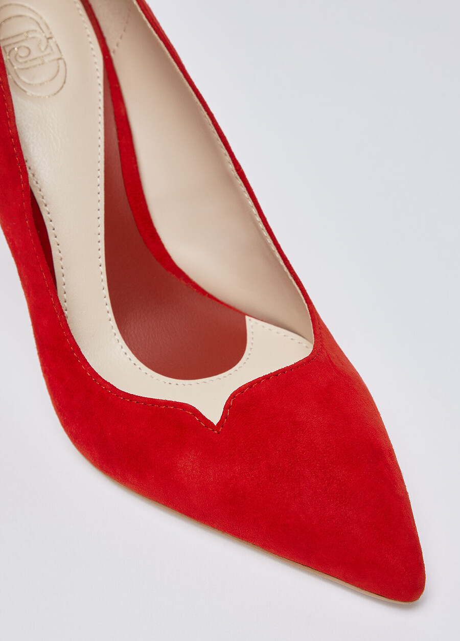 suede court shoes