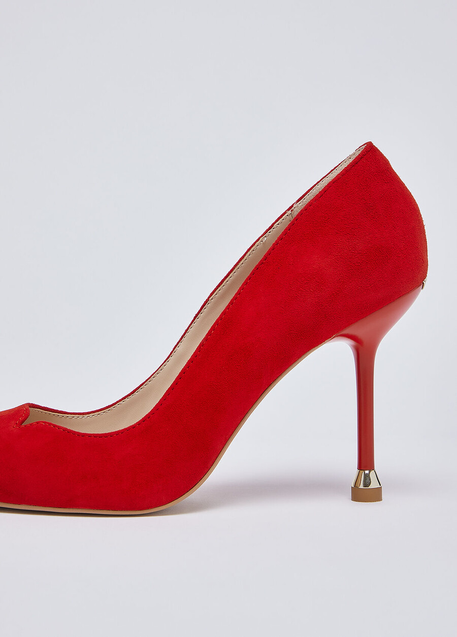 suede court shoes