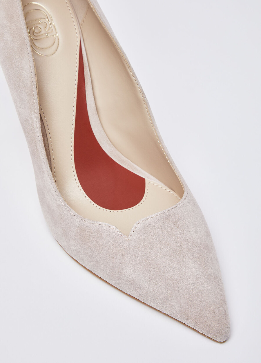 suede court shoes