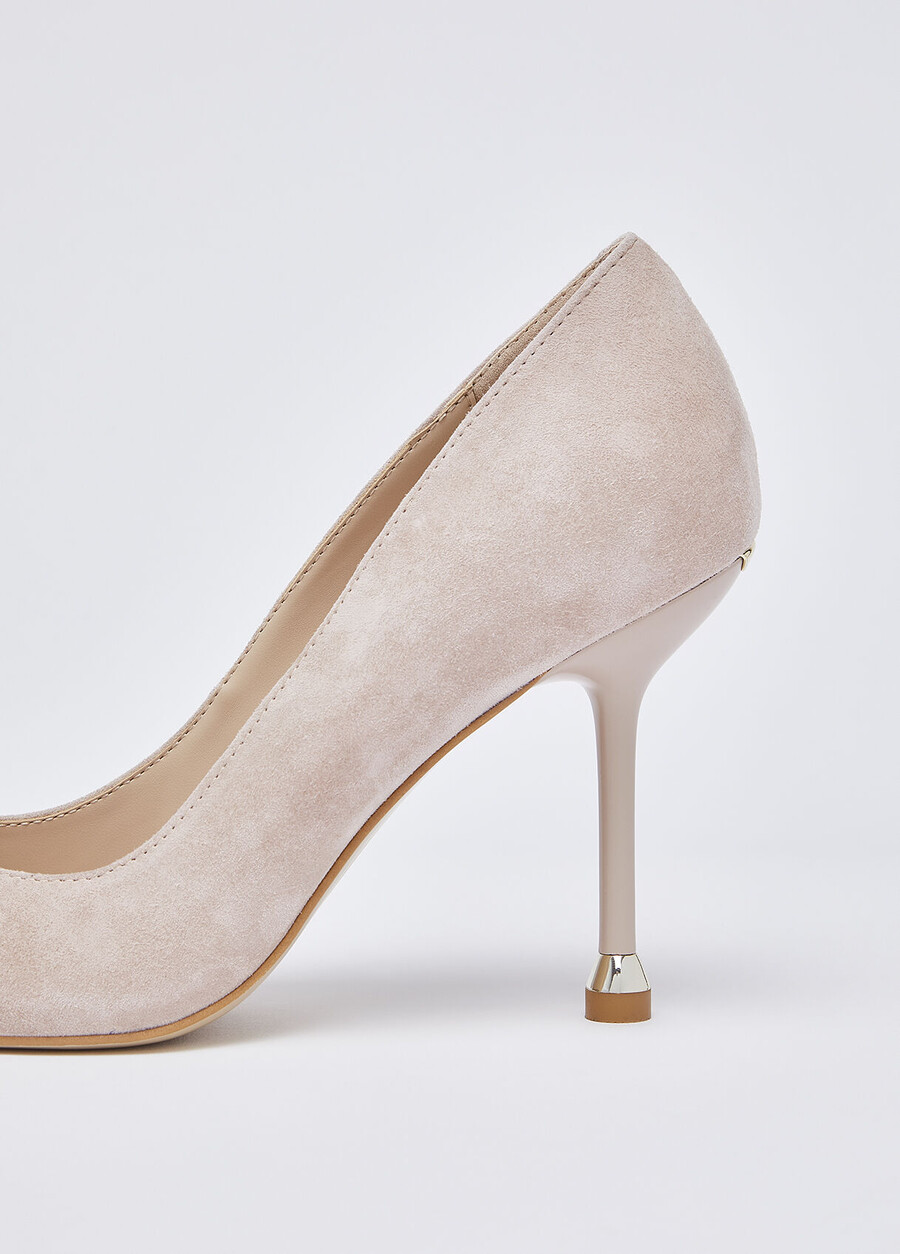suede court shoes