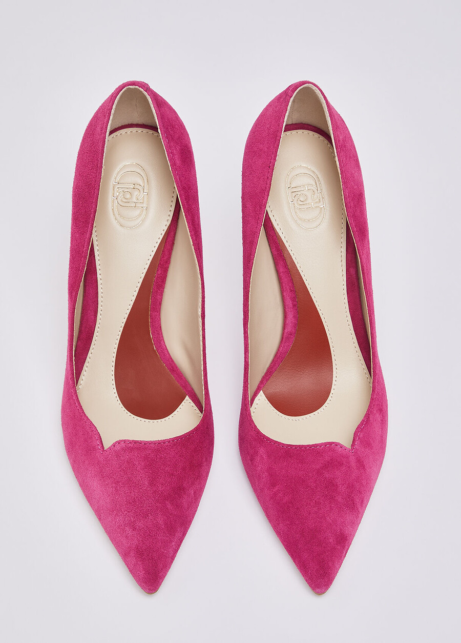 suede court shoes