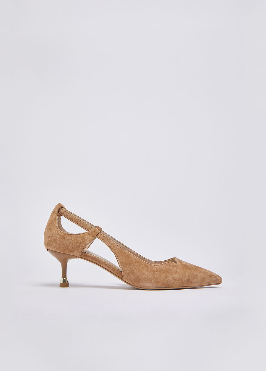 suede court shoes