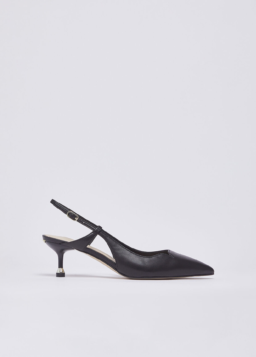 nappa leather slingbacks
