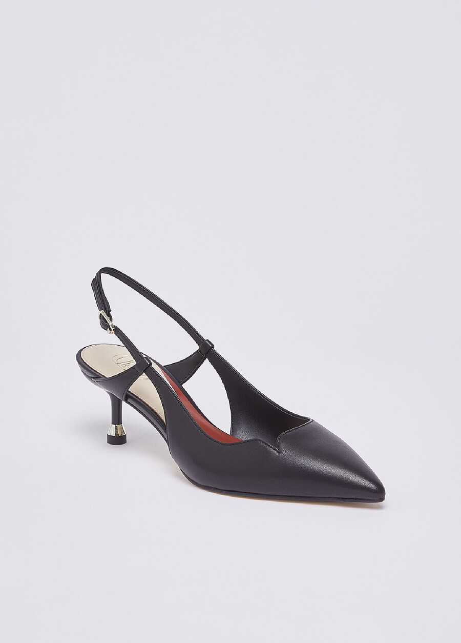 nappa leather slingbacks