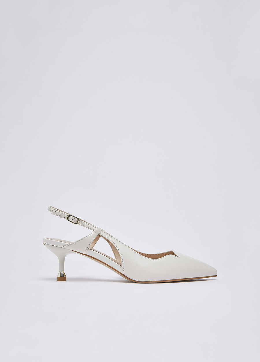 nappa leather slingbacks