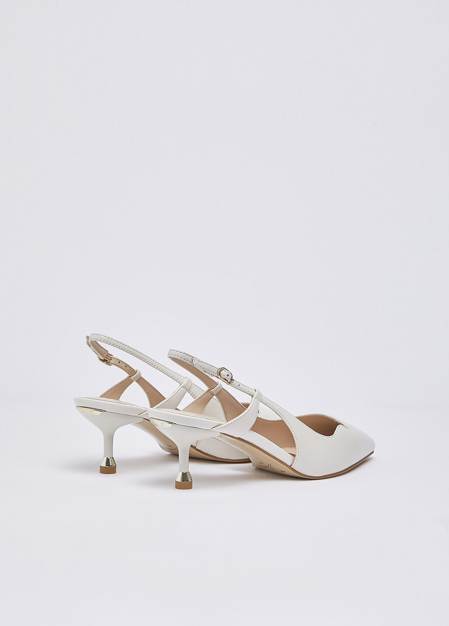 nappa leather slingbacks