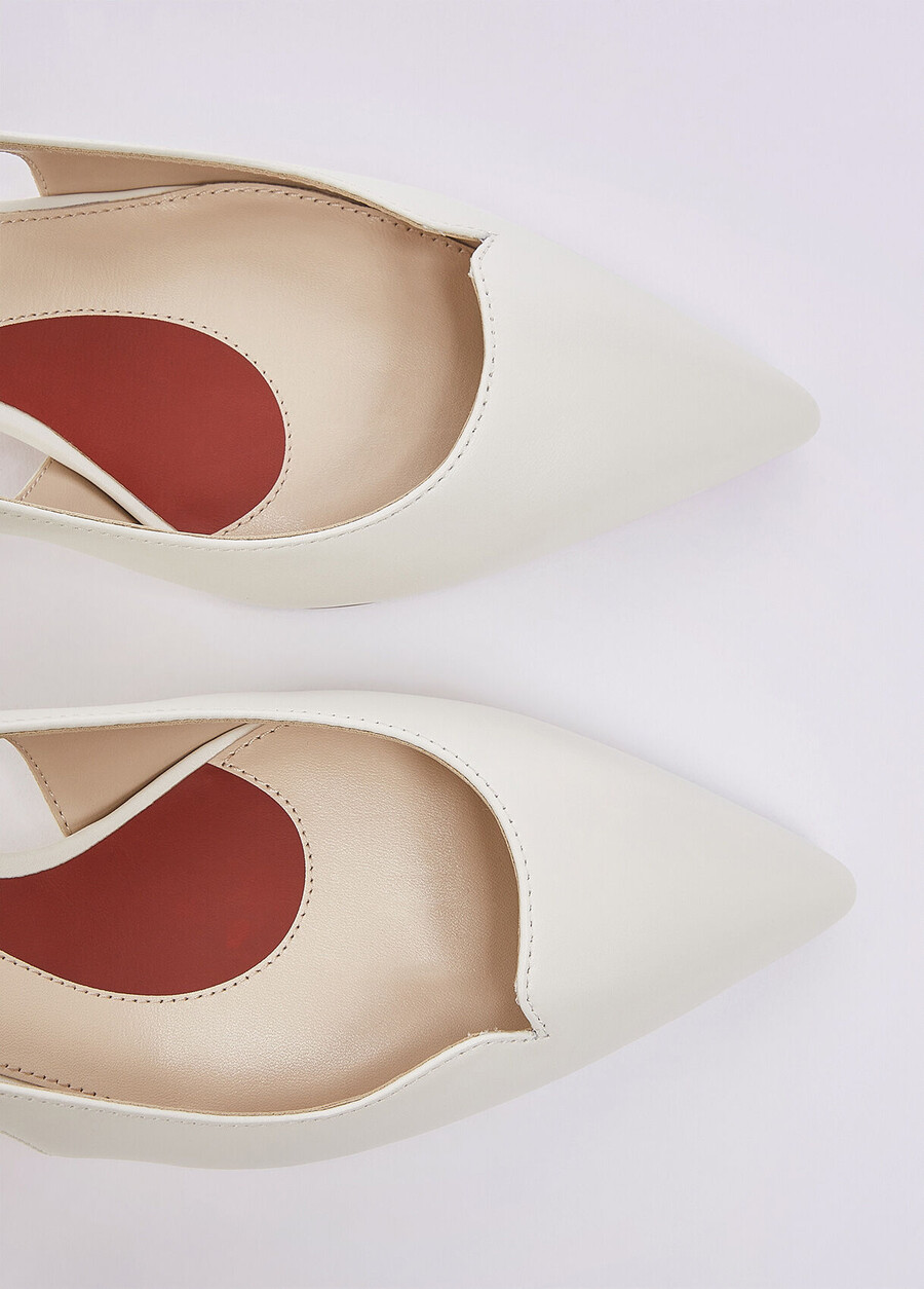 nappa leather slingbacks