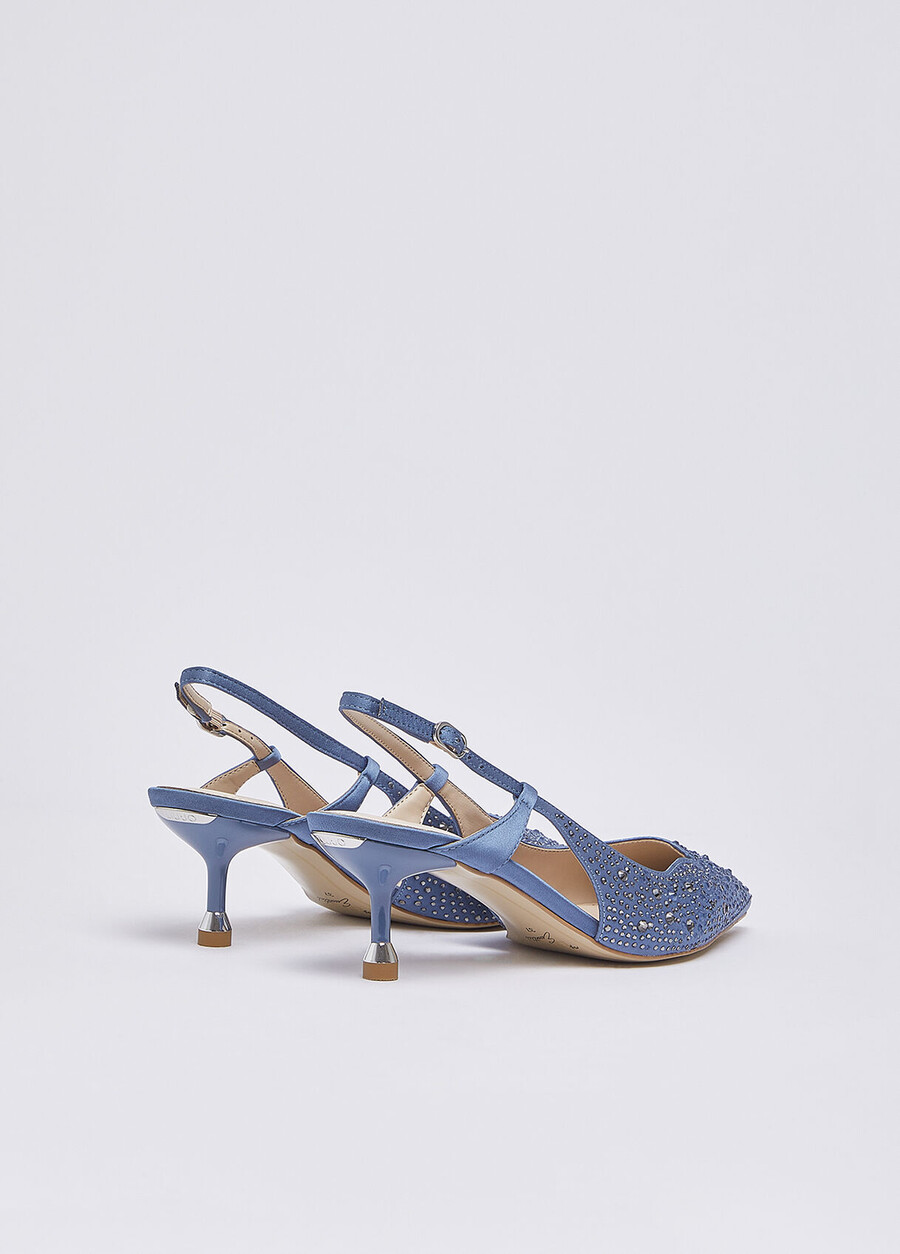 full rhinestone slingbacks