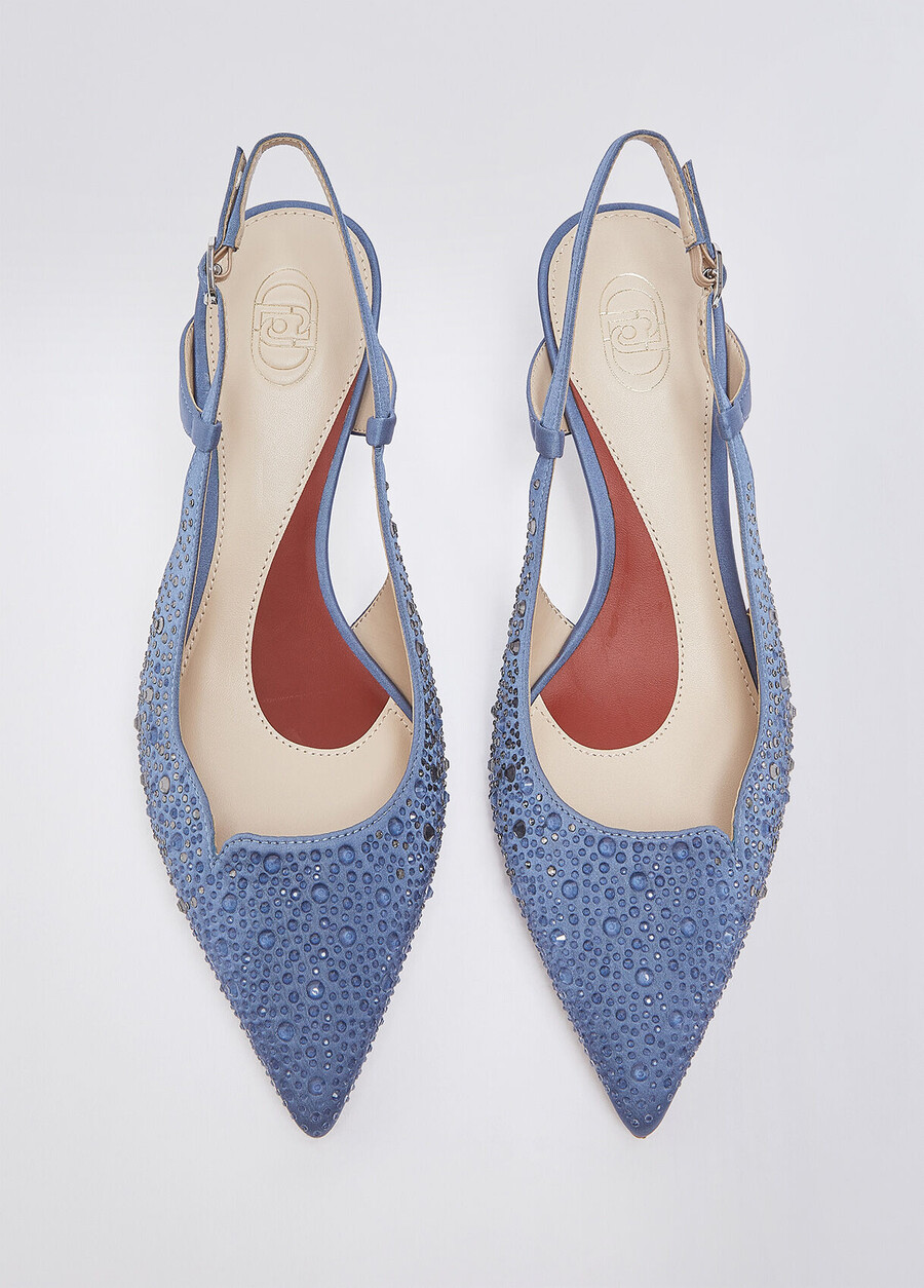 full rhinestone slingbacks