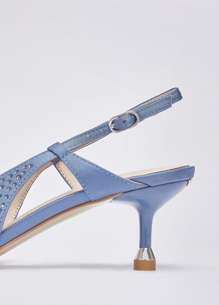 full rhinestone slingbacks
