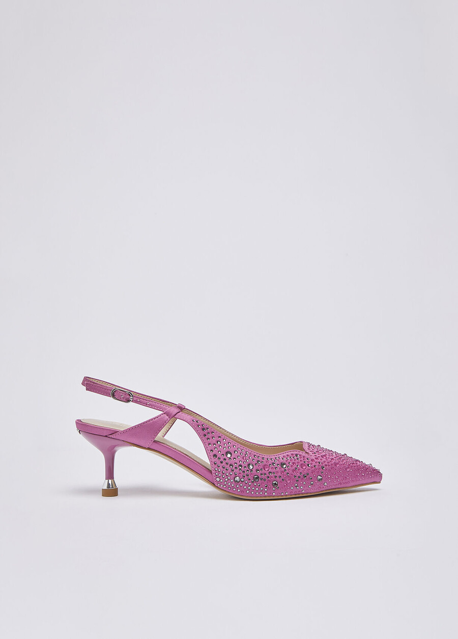 full rhinestone slingbacks