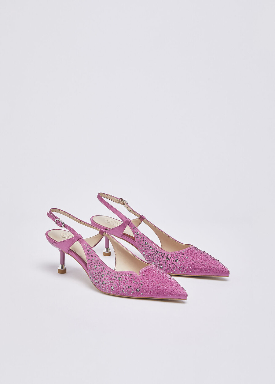 full rhinestone slingbacks
