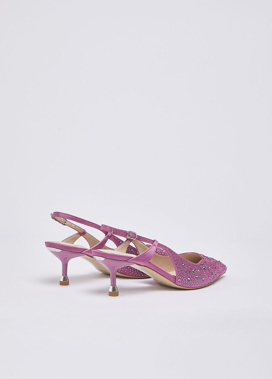 full rhinestone slingbacks