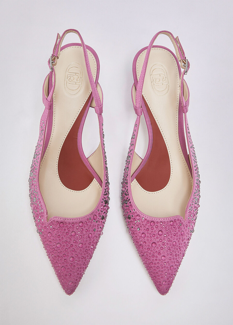 full rhinestone slingbacks