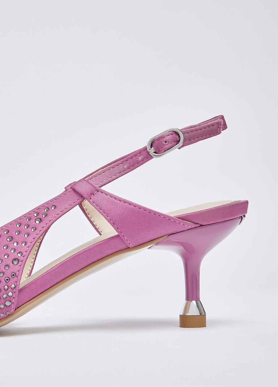 full rhinestone slingbacks