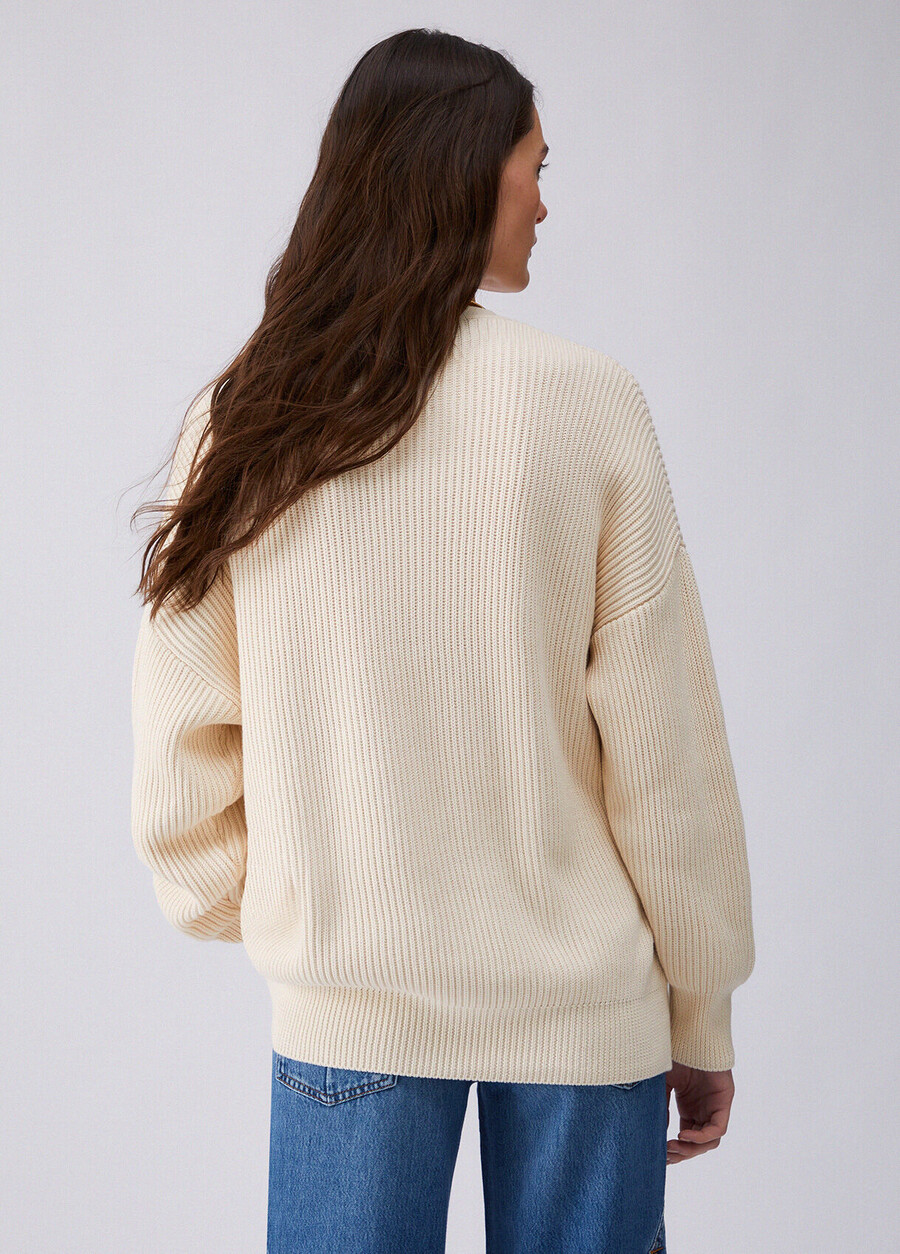 cardigan with bejewelled detail