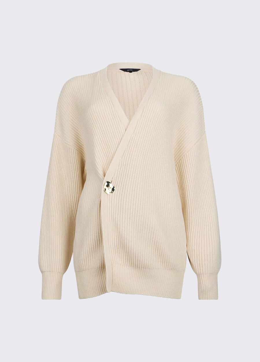 cardigan with bejewelled detail