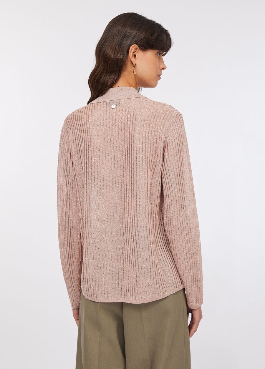 lurex knit shirt