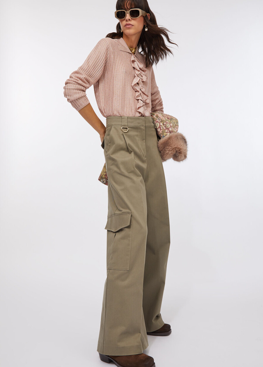 lurex knit shirt