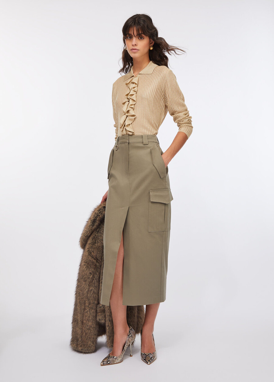 lurex knit shirt