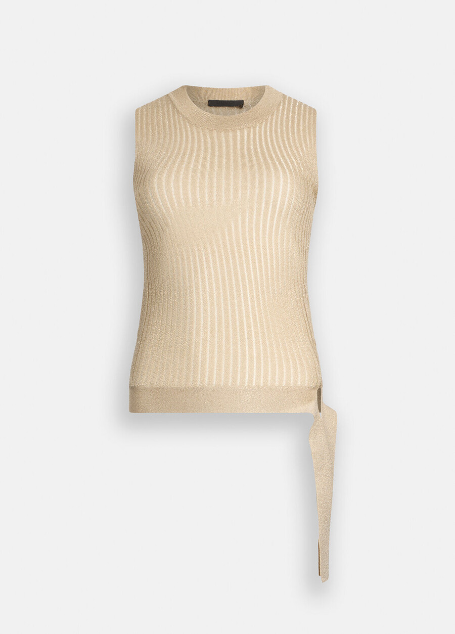 lurex knit top