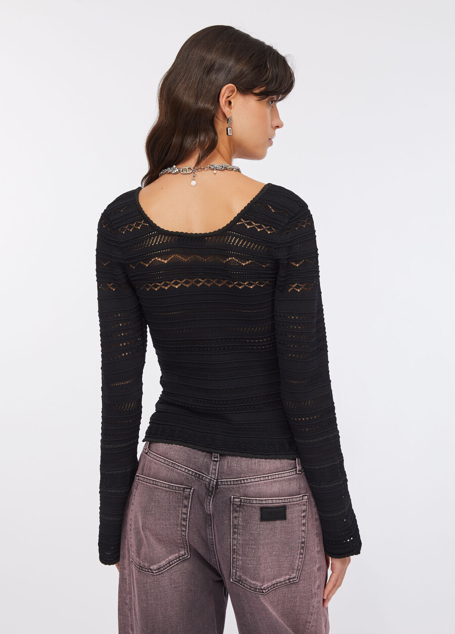 openwork jumper