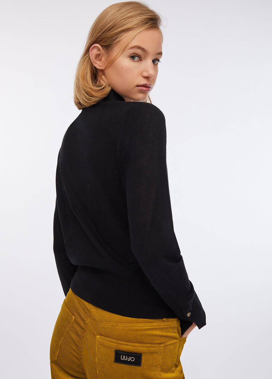 cotton and cashmere polo shirt