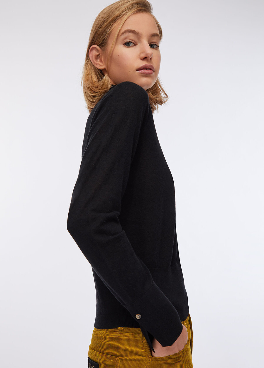 cotton and cashmere polo shirt
