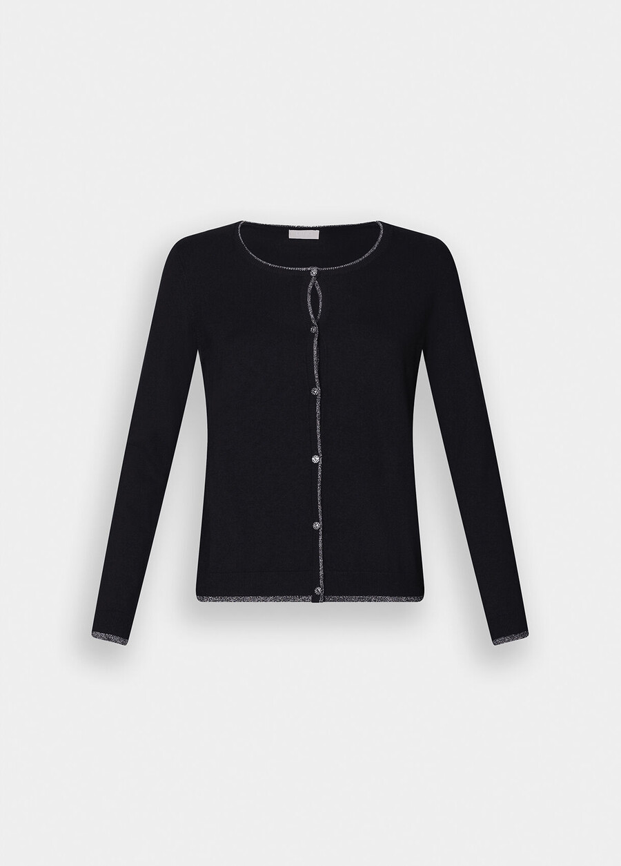 cardigan with jewel buttons