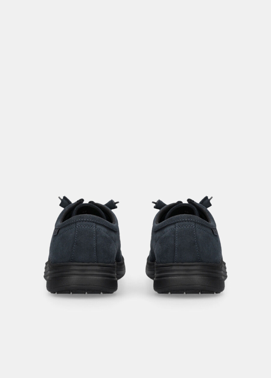 suede lace-up loafers