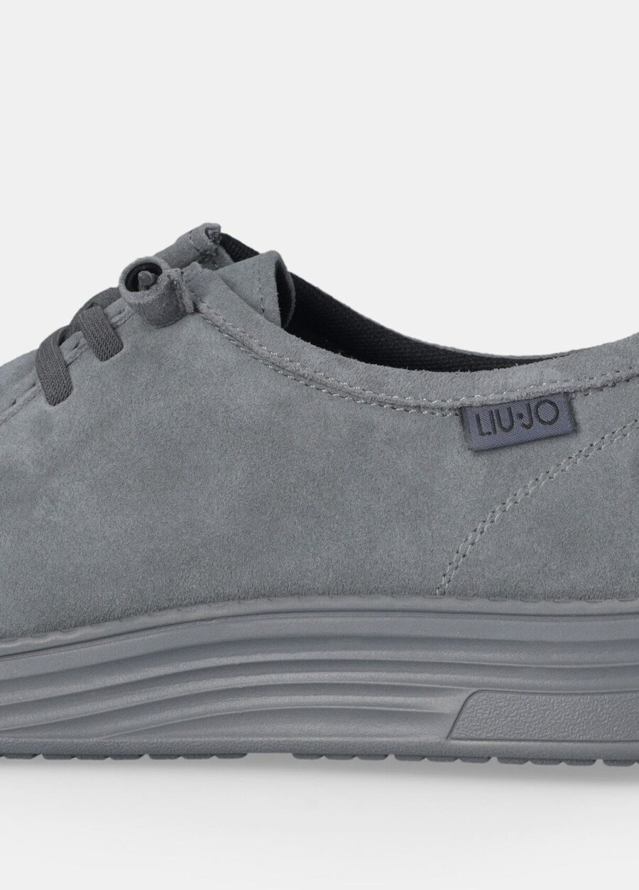 suede lace-up loafers