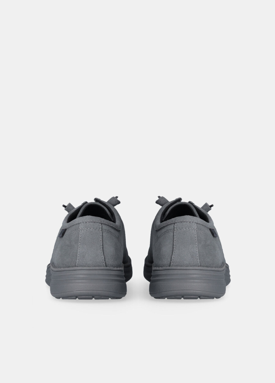 suede lace-up loafers