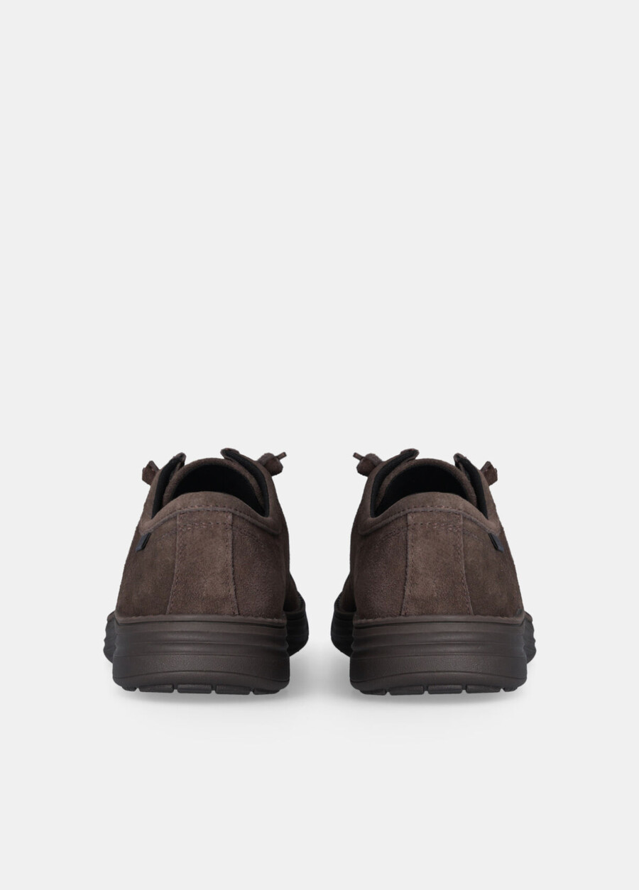 suede lace-up loafers