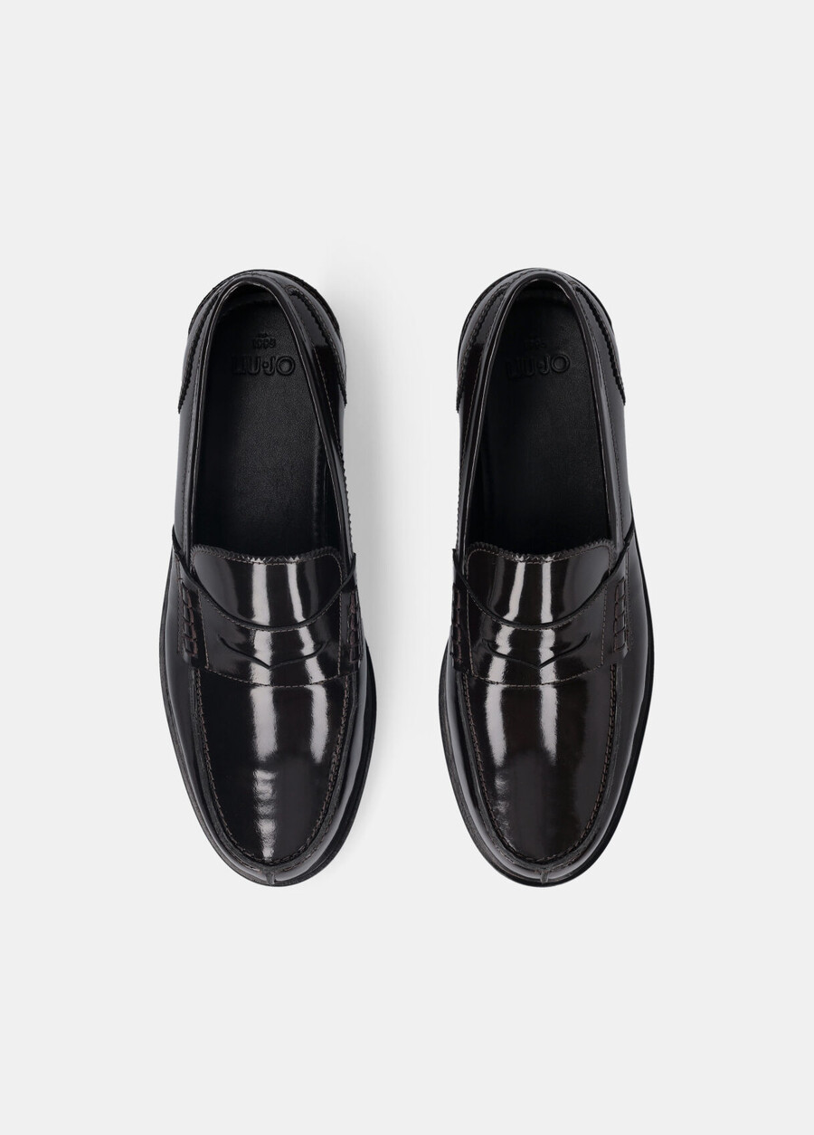 mens leather loafers