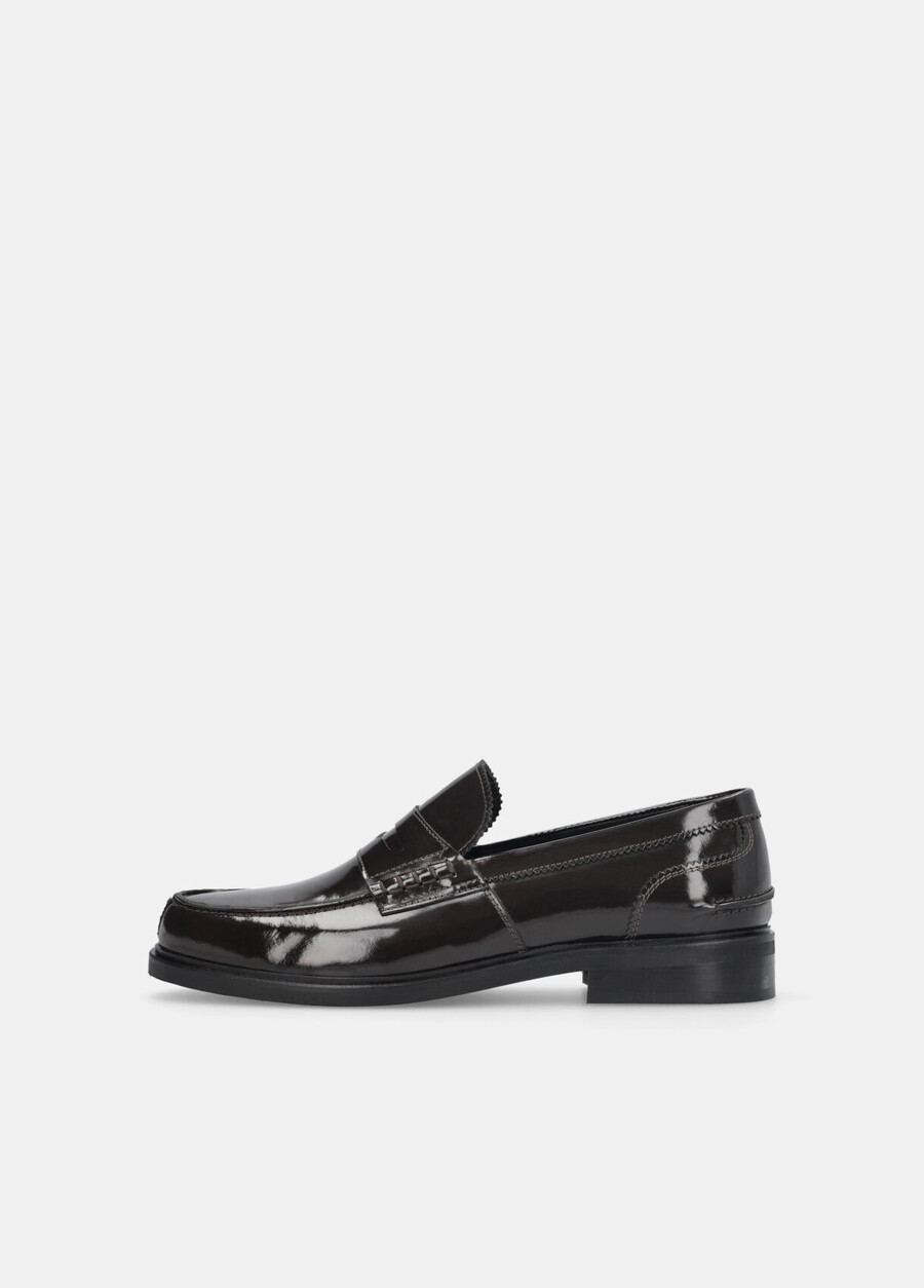 mens leather loafers