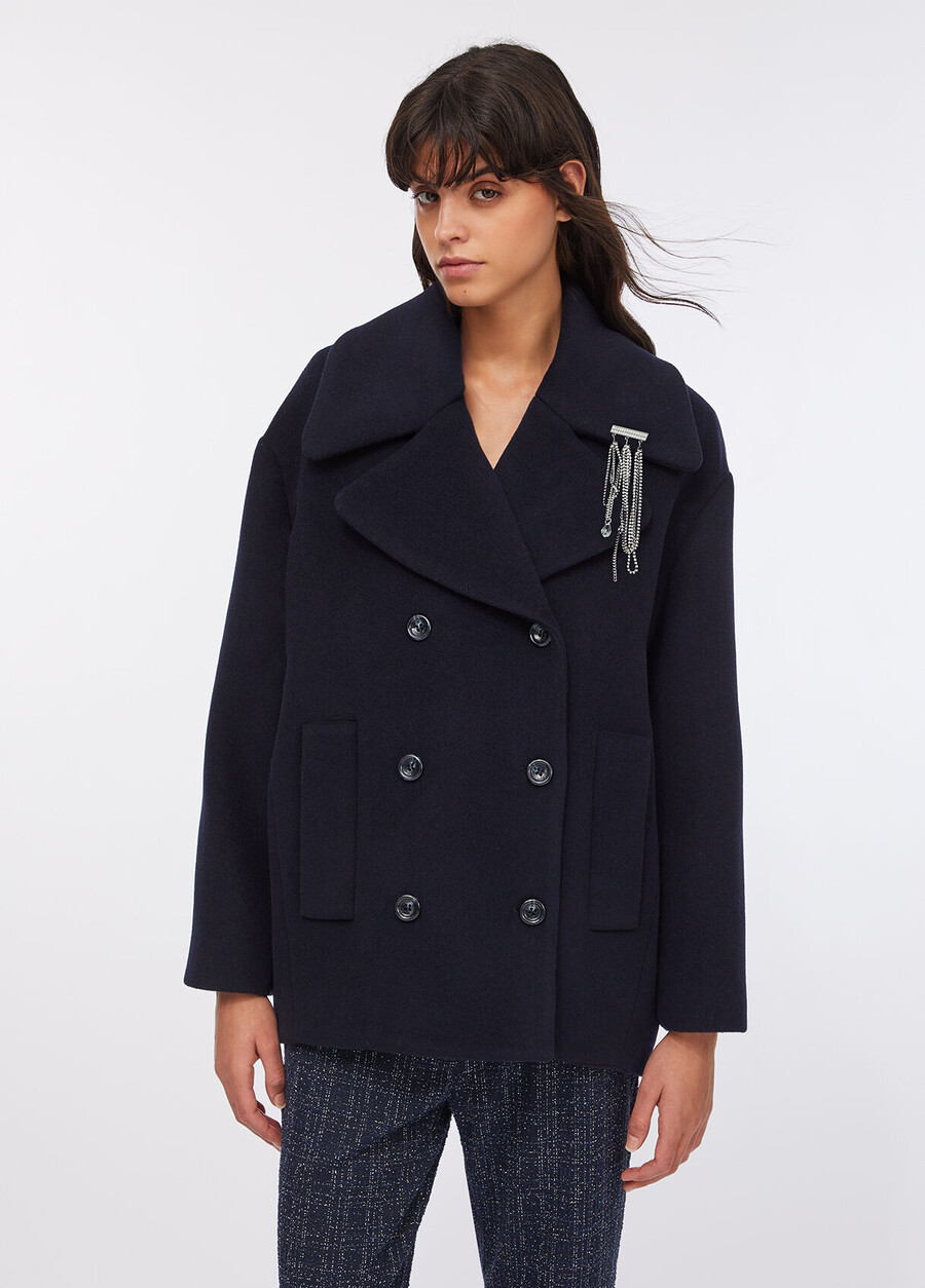 liu jo better wool peacoat