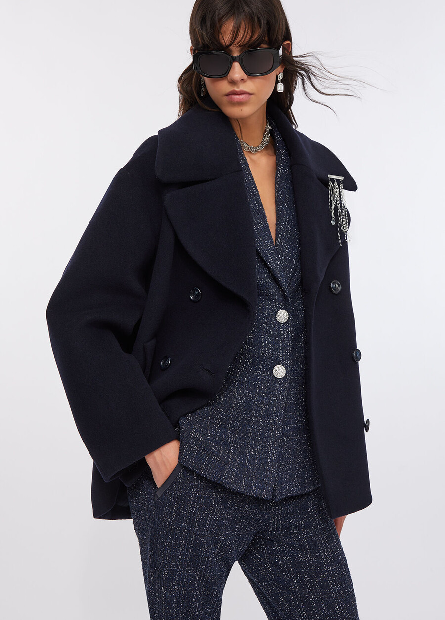 liu jo better wool peacoat