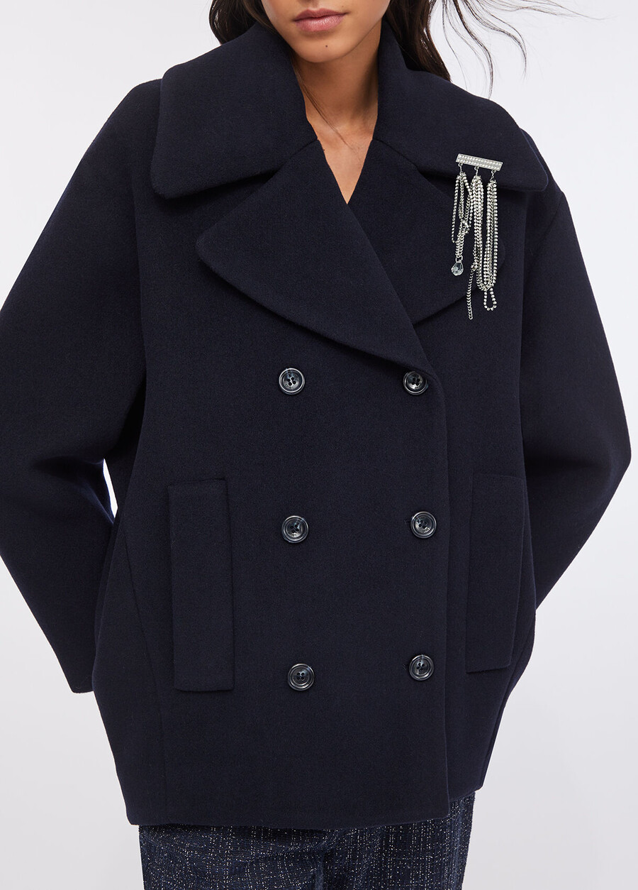 liu jo better wool peacoat