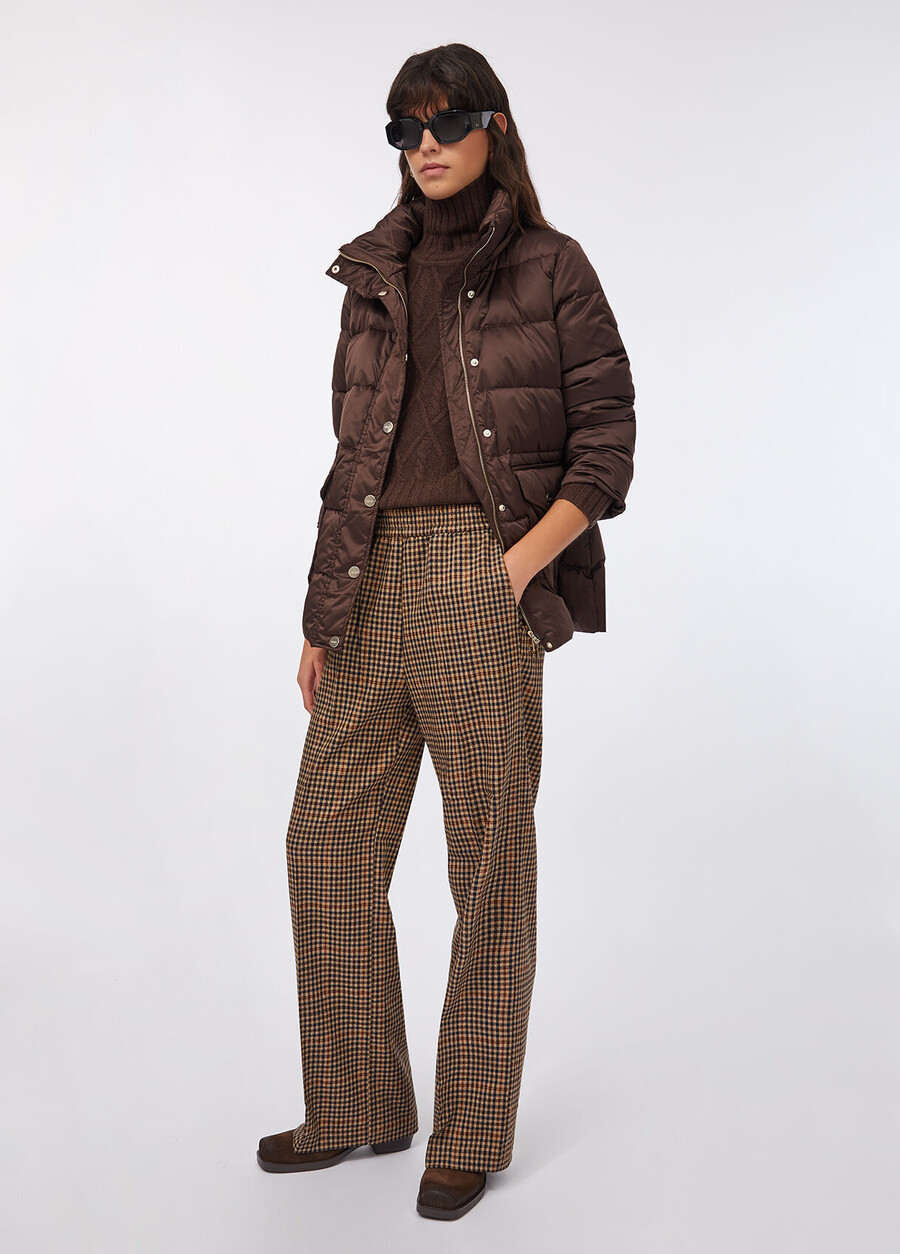 hooded down jacket