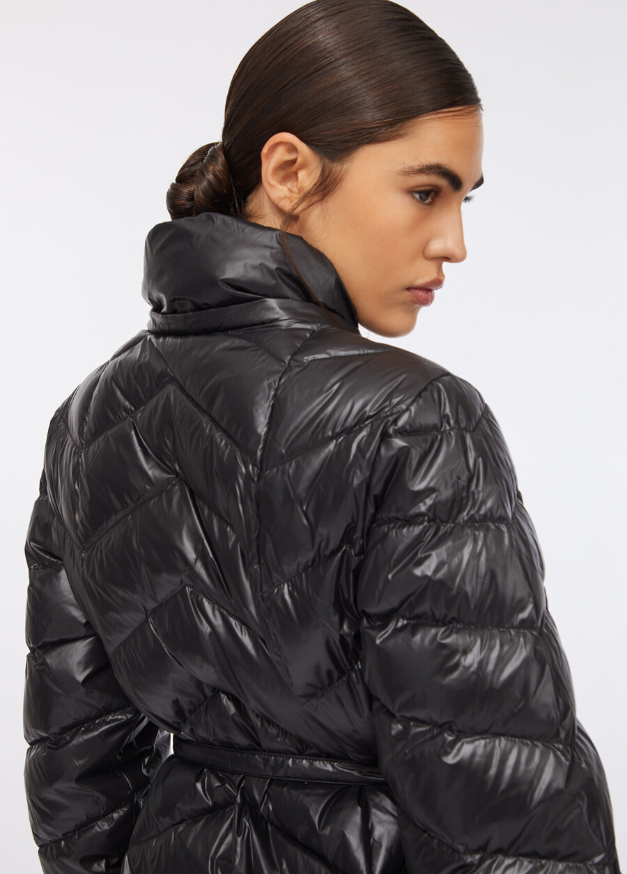 hooded down jacket