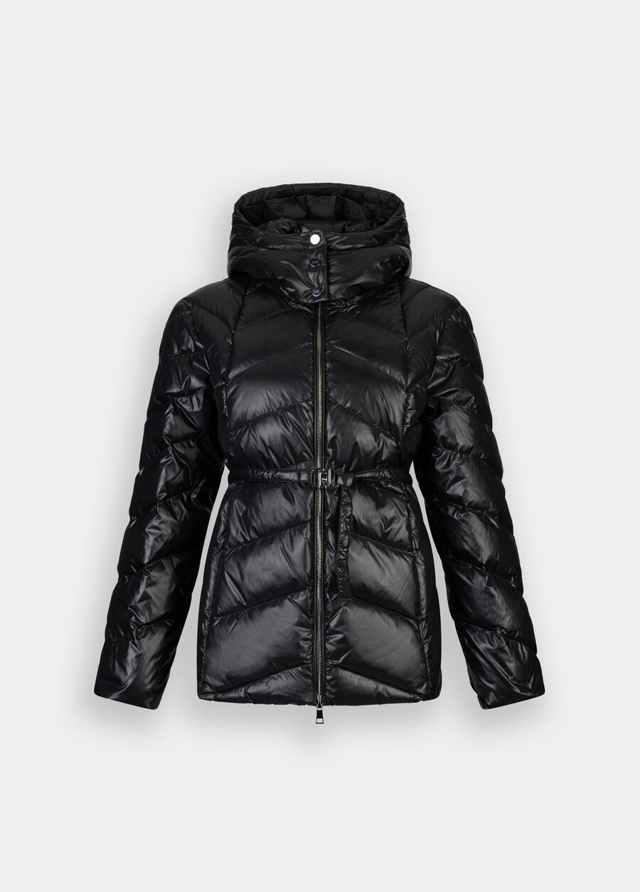 hooded down jacket