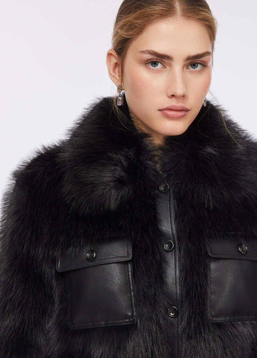 faux fur jacket
