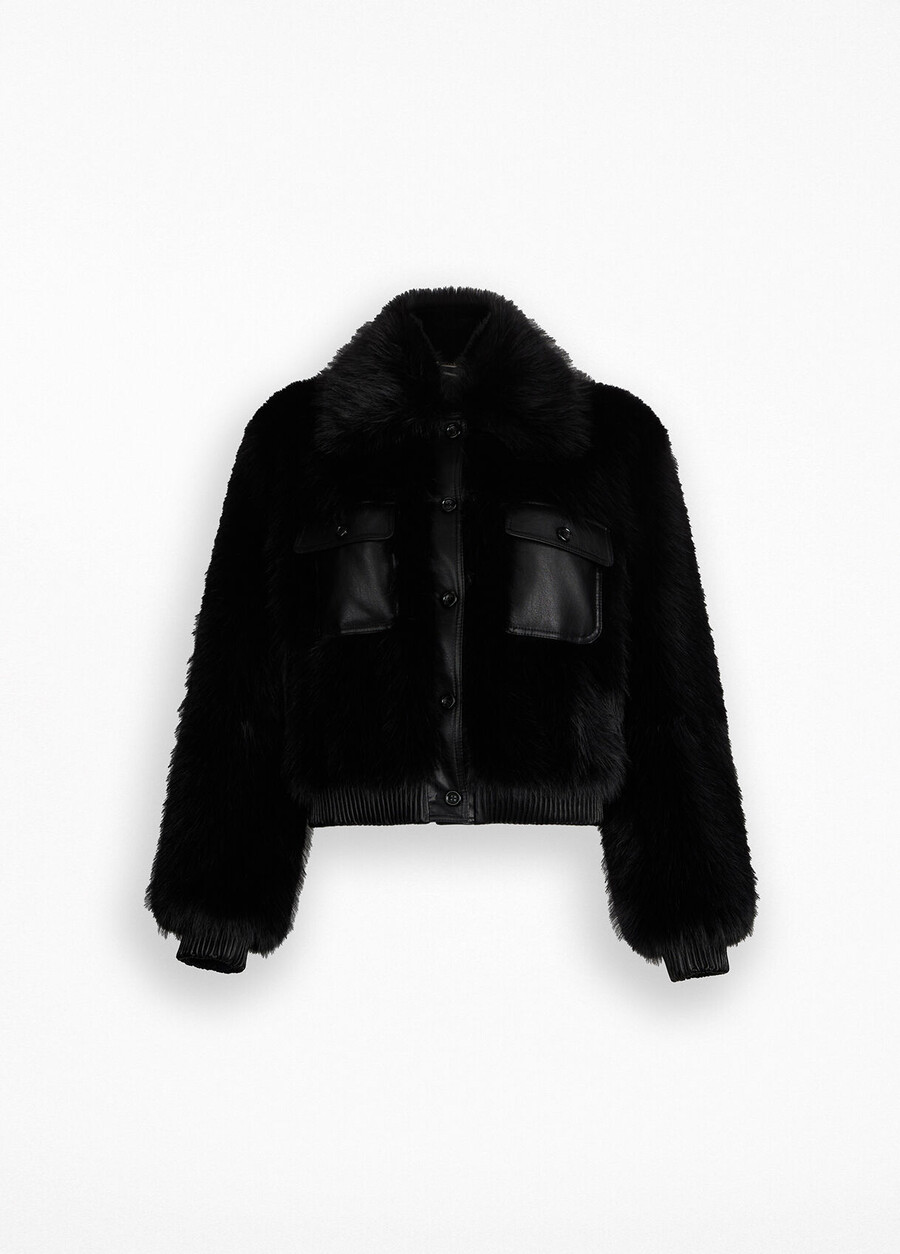 faux fur jacket